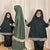 2'li (Anne - Kız) Namaz Elbisesi, Yeşil