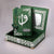 Kadife Kutulu Kur'an-ı Kerim (Yeşil, Gümüş Süsleme)